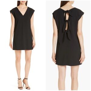 EUC Alice + Olivia Carita Black bow tie back Dress size 12